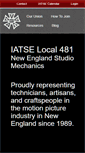 Mobile Screenshot of iatse481.com